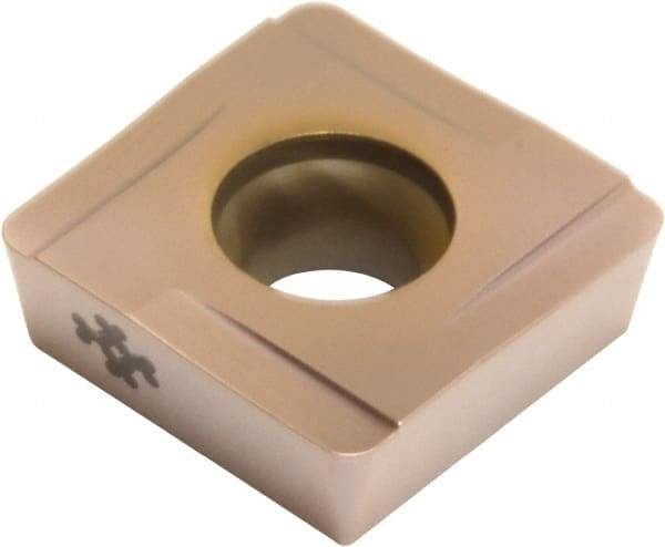 Sumitomo - SPGG321 L Grade T3000Z Cermet Turning Insert - TiN/AlN Finish, 90° Square, 3/8" Inscr Circle, 1/8" Thick, 1/64" Corner Radius - Caliber Tooling