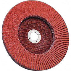 3M - 4-1/2" 50 Grit 7/8" Center Hole Type 27 Ceramic Flap Disc - Caliber Tooling