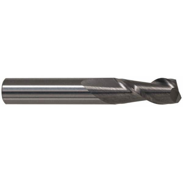 Accupro - 1", 2-1/4" LOC, 1" Shank Diam, 5" OAL, 2 Flute, Solid Carbide Square End Mill - Caliber Tooling