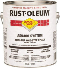 Rust-Oleum - 1 Gal Can Gloss Safety Yellow Antislip Epoxy - 50 Sq Ft/Gal Coverage, <340 g/L VOC Content - Caliber Tooling