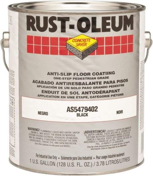 Rust-Oleum - 1 Gal Can Gloss Black Antislip Epoxy - 50 Sq Ft/Gal Coverage, <340 g/L VOC Content - Caliber Tooling