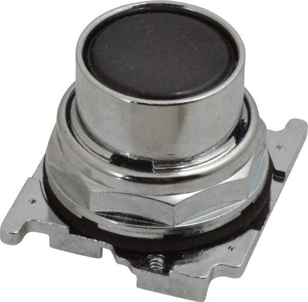 Eaton Cutler-Hammer - Flush Pushbutton Switch Operator - Black, Round Button, Nonilluminated - Caliber Tooling