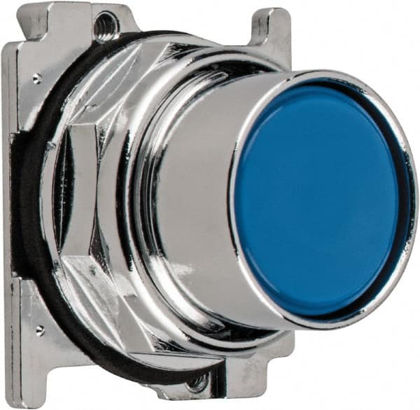 Eaton Cutler-Hammer - Flush Pushbutton Switch Operator - Blue, Round Button, Nonilluminated - Caliber Tooling