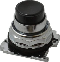 Eaton Cutler-Hammer - Extended Straight Pushbutton Switch Operator - Black, Round Button, Nonilluminated - Caliber Tooling