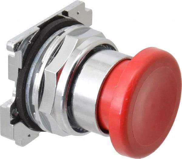 Eaton Cutler-Hammer - Extended Mushroom Head Pushbutton Switch Operator - Red, Round Button, Nonilluminated - Caliber Tooling