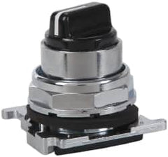 Eaton Cutler-Hammer - 30-1/2mm Mount Hole, 4 Position, Knob Operated, Selector Switch with Cam and Cap - Black, Maintained (MA) - Caliber Tooling