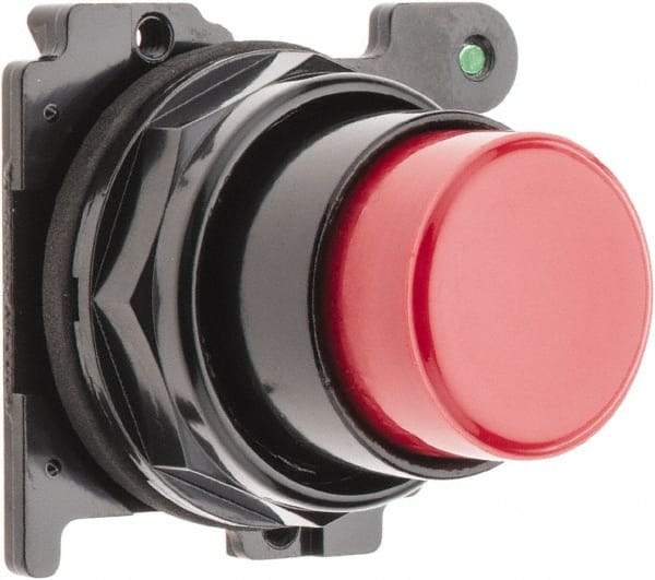 Eaton Cutler-Hammer - Extended Straight Pushbutton Switch Operator - Red, Round Button, Nonilluminated - Caliber Tooling