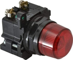 Eaton Cutler-Hammer - 120 VAC Red Lens Incandescent Indicating Light - Corrosion Resistant, Oiltight, Watertight - Caliber Tooling