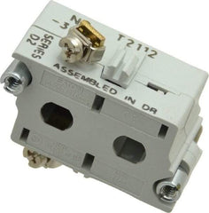 Eaton Cutler-Hammer - 0.5 Amp, Electrical Switch Contact Block - 120 VAC/VDC, Pressure Terminal, 30-1/2mm Hole, For Use with E34 Operators, Standard 10250T - Caliber Tooling