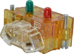 Eaton Cutler-Hammer - NO/NC, Electrical Switch Contact Block - 120 VAC/VDC, 30-1/2mm Hole, For Use with Cutler-Hammer 30mm Pushbuttons Switches - Caliber Tooling