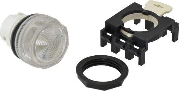 Eaton Cutler-Hammer - Round Pilot and Indicator Light Lens - Clear, 25mm Lens Diameter - Caliber Tooling