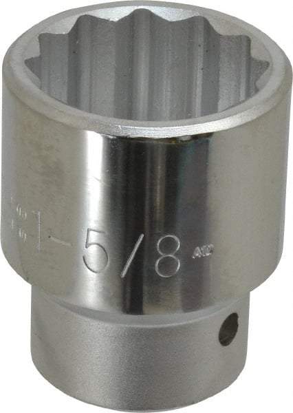 Proto - 1-5/8", 1" Drive, Standard Hand Socket - 12 Points, 3-1/4" OAL - Caliber Tooling