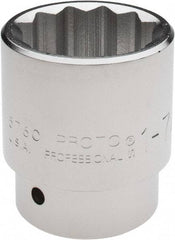 Proto - 1-7/8", 1" Drive, Standard Hand Socket - 12 Points, 3-5/16" OAL - Caliber Tooling