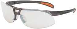 Uvex - SCT-Reflect 50 Lenses, Framed Safety Glasses - Scratch Resistant, Sandstone Polycarbonate Frame, Size Universal, Wrap Around - Caliber Tooling