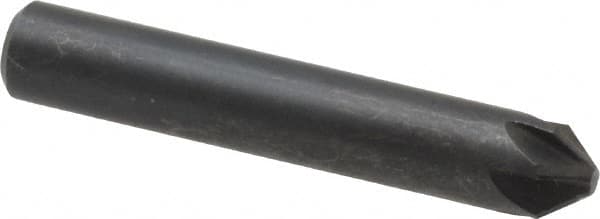 Keo - 1/4" Head Diam, 1/4" Shank Diam, 6 Flute 82° High Speed Steel Countersink - Caliber Tooling