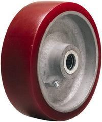 Hamilton - 6 Inch Diameter x 2 Inch Wide, Polyurethane on Aluminum Caster Wheel - 1,200 Lb. Capacity, 2-3/16 Inch Hub Length, 1/2 Inch Axle Diameter, Straight Roller Bearing - Caliber Tooling