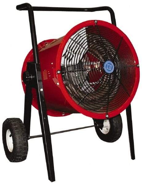 Marley - 51,180 Max BTU Rating, Portable Unit Heater - 36.3 Amps, 240/208 Volts, 21" Wide x 34" High - Caliber Tooling