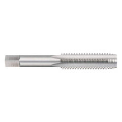 Titan USA - 3/8-16 Plug RH H11 Uncoated High Speed Steel 4-Flute Straight Flute Hand Tap - Exact Industrial Supply