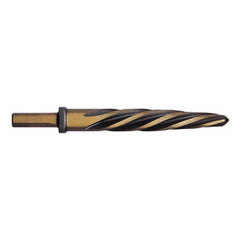 Titan USA - Bridge/Construction Reamers; Reamer Type: Construction Reamer ; Reamer Diameter (Decimal Inch): 7/16 ; Reamer Diameter (Inch): 7/16 ; Shank Type: Flatted ; Flute Type: Spiral ; Flute Length (Inch): 3-1/4 - Exact Industrial Supply