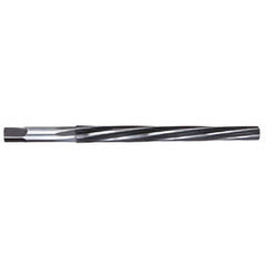 Titan USA - Taper Pin Reamers; Taper Pin Size (Number): #5 (Wire); Small End Diameter (Decimal Inch): 0.2409 ; Reamer Diameter (Decimal Inch): 0.2994 ; Flute Type: Spiral ; Shank Type: Straight ; Overall Length (Inch): 4-5/16 - Exact Industrial Supply