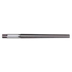 Titan USA - Taper Pin Reamers; Taper Pin Size (Number): #3/0 (Wire); Small End Diameter (Decimal Inch): 0.1029 ; Reamer Diameter (Decimal Inch): 0.1302 ; Flute Type: Straight ; Shank Type: Straight ; Overall Length (Inch): 2-5/16 - Exact Industrial Supply