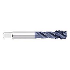 Titan USA - Spiral Flute Taps; Thread Size (mm): M5x0.80 ; Chamfer: Semi-Bottoming ; Class of Fit: 6H ; Thread Limit: D4 ; Number of Flutes: 3 ; Material: Powdered Metal - Exact Industrial Supply