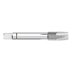 Spiral Point Tap: #6-32, UNC, 3 Flutes, Plug, 2B/3B, Powdered Metal, Uncoated 0.435″ Thread Length, 2″ OAL, Right Hand, H3, Series 772