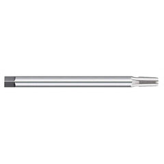 Titan USA - Extension Pipe Taps; Thread Size (Inch): 3/8-18 ; Thread Standard: NPT ; Material: High Speed Steel ; Finish/Coating: Uncoated ; Number of Flutes: 4 ; Thread Profile: Standard - Exact Industrial Supply