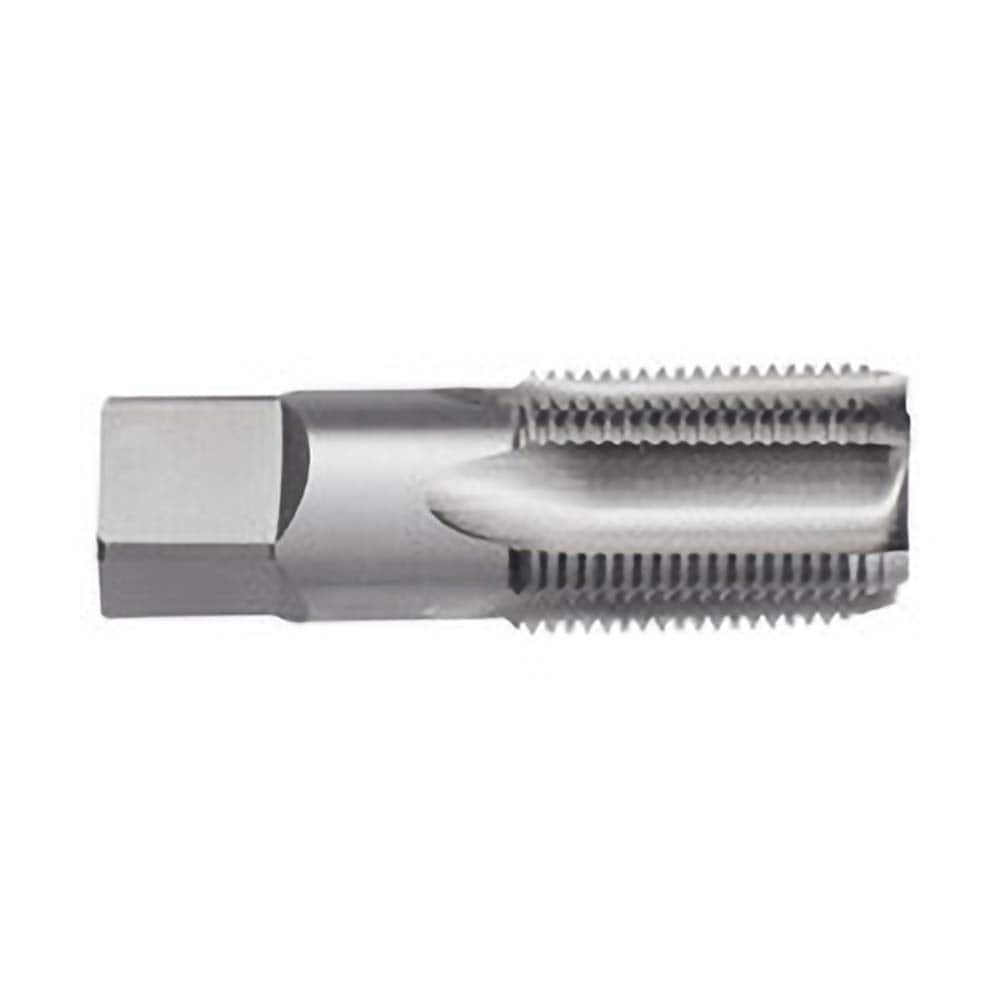 Titan USA - 1/8-27 4-Flute Uncoated High Speed Steel Standard Flute Tap - Exact Industrial Supply