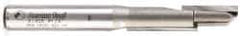 Amana Tool - 1/2" Diam, 1/2" Shank Diam, 2" Length of Cut, 2 Flute Straight Plunge Router Bit - 4-1/4" Overall Length, Carbide Tipped - Caliber Tooling