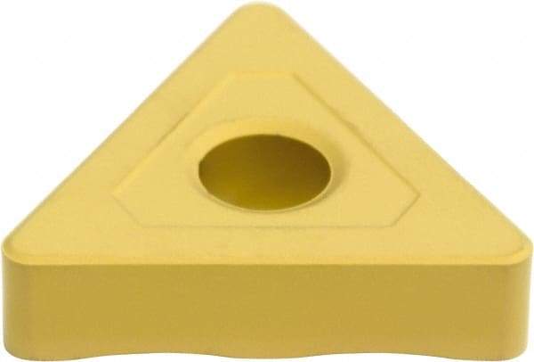 Sumitomo - TNMM432 EHG Grade AC820P Carbide Turning Insert - Al2O3 Finish, 60° Triangle, 1/2" Inscr Circle, 3/16" Thick, 1/32" Corner Radius - Caliber Tooling