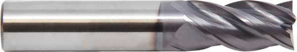 M.A. Ford - 1", 4 Flute, Solid Carbide, 0.03" Corner Radius End Mill - 4" OAL, 1" LOC - Caliber Tooling