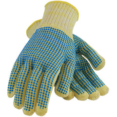 ‎08-K252/S Gloves w/Kevlar Brand - Kevlar/Cotton Plated - 7 Gauge - M. Wt - ANSI2 - Dots 2 Sides