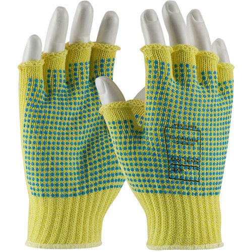 ‎08-K259PDD/M Gloves w/Kevlar Brand - Kevlar 1/2 Fngr - Dts 2 Sides - 7 Gg - M. Wgt - ANSI2 - Dots 2 Sides