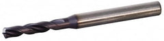 Kennametal - 17.5mm 140° Spiral Flute Solid Carbide Taper Length Drill Bit - Caliber Tooling