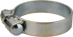 Made in USA - 3.92" ID, Steel Zinc Plated BCE Band Style Clamp - 0.12" Thick, 3-7/8" Hose - Caliber Tooling