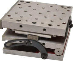 Suburban Tool - 6" Long x 6" Wide x 3-1/8" High, Compound Precision Steel Sine Plate - Square to within 0.0002", 0.0002 (C1), 0.0002 (C2)" Tolerance, 1/4-20 Hole - Caliber Tooling