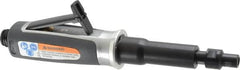 Ingersoll-Rand - 1/4" Collet, Straight Handle, Straight Air Die Grinder - 25,000 RPM, Rear Exhaust, 33 CFM, 0.3 hp, 620 kPa, 1/4 NPT - Caliber Tooling