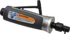 Ingersoll-Rand - 1/4" Collet, Straight Handle, Straight Air Die Grinder - 30,000 RPM, Rear Exhaust, 30 CFM, 0.3 hp, 620 kPa, 1/4 NPT - Caliber Tooling