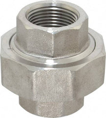 Value Collection - 1" Grade 304/304L Stainless Steel Pipe Union - FNPT x FNPT End Connections, 3,000 psi - Caliber Tooling