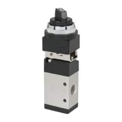 ARO/Ingersoll-Rand - 1/4" NPT Manual Mechanical Valve - 3-Way, 2 Position, Selector/Manual & 0.7 CV Rate - Caliber Tooling