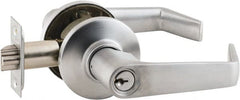 Schlage - Entrance Lever Lockset for 1-3/8 to 2" Thick Doors - Exact Industrial Supply