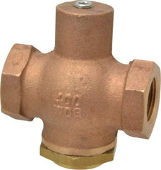 Kingston - 3/4" Brass Check Valve - Inline, FNPT x FNPT, 400 WOG - Caliber Tooling