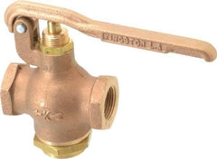 Kingston - 3/4" Pipe, 400 Max psi, Buna N Disc, Self Closing Control Valve - Squeeze Lever, FNPT x FNPT End Connections - Caliber Tooling