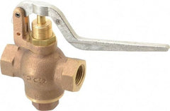 Kingston - 1/2" Pipe, 400 Max psi, Buna N Disc, Self Closing Control Valve - Balanced Valve Squeeze Lever, FNPT x FNPT End Connections - Caliber Tooling