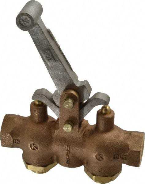 Kingston - 1/2" NPT Hoist Control Valve - Locking Style Lever & 200 Max psi - Caliber Tooling