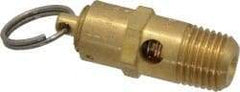 Kingston - 1/4" Inlet, ASME Safety Relief Valve - 100 Max psi, Brass - Caliber Tooling