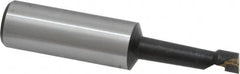 Interstate - 7/16" Min Bore Diam, 1-11/16" Max Bore Depth, 3/4 Shank Diam, Boring Bar - Right Hand Cut, Carbide-Tipped, Bright Finish - Exact Industrial Supply