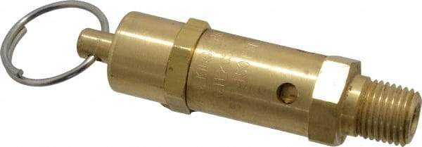 Kingston - 1/4" Inlet, ASME Safety Relief Valve - 150 Max psi, Brass - Caliber Tooling