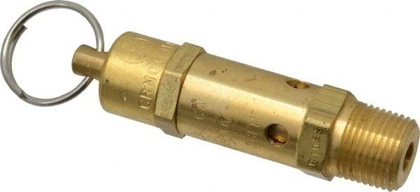 Kingston - 3/8" Inlet, ASME Safety Relief Valve - 200 Max psi, Brass - Caliber Tooling